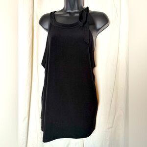 Banana Republic Sleeveless Layered Formal Blue Womens Sz XL Sheer & Sexy